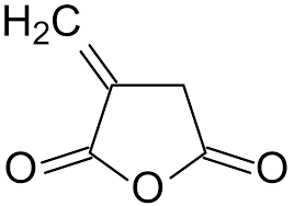 C=C double bond and anhydride